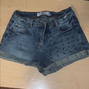 Studded shorts